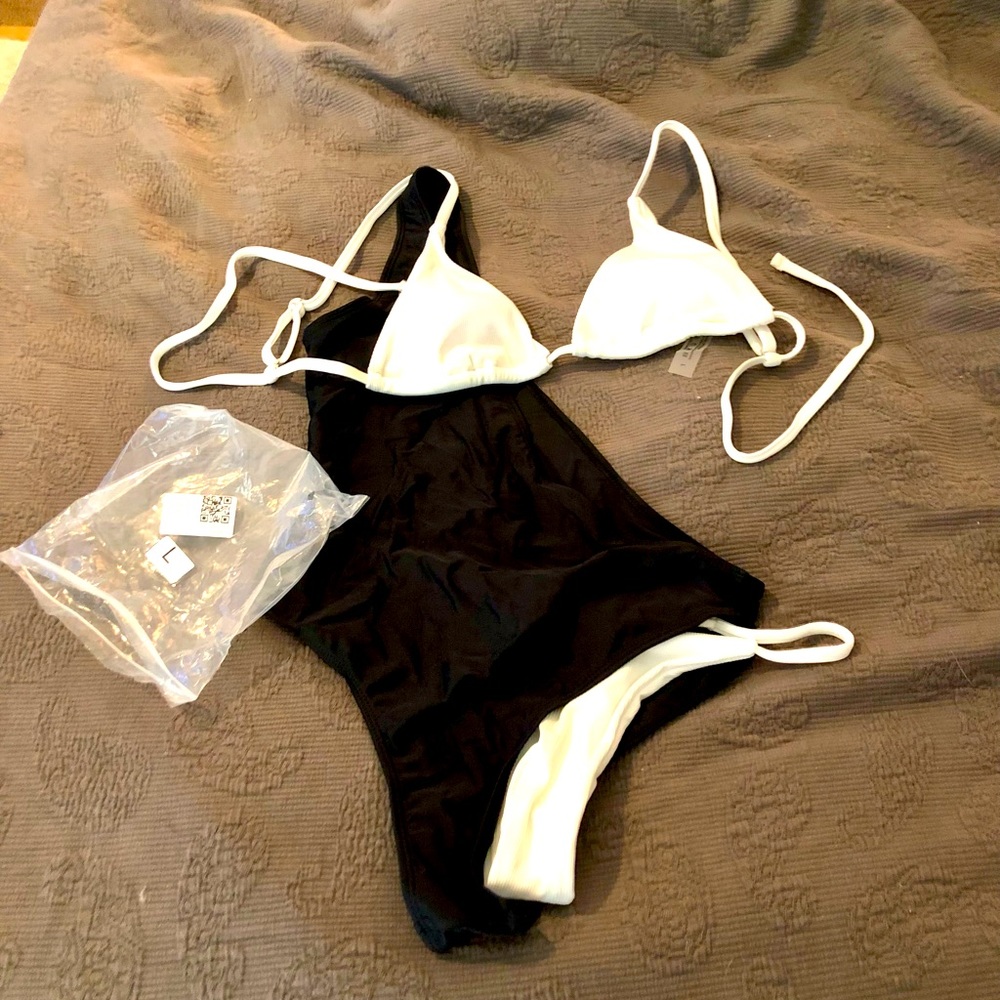 Two piece bathing suit
